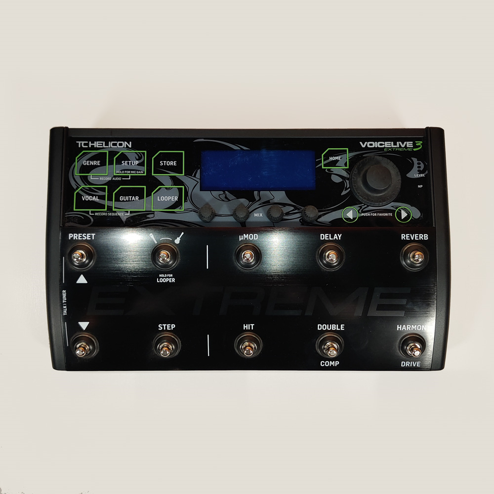TC Helicon VOICELIVE 3 EXTREME Guitar Effects Pedal - Preloved