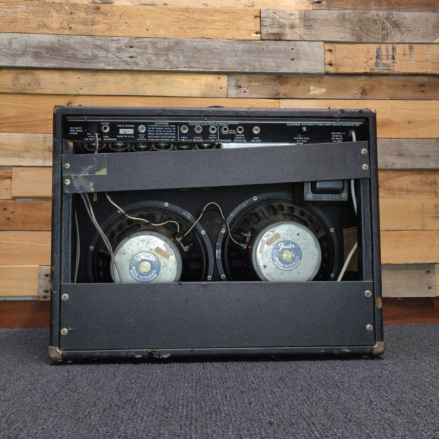 Fender Super Twin 2 x 12 Guitar Combo Amplifier - Fair Condition Preloved