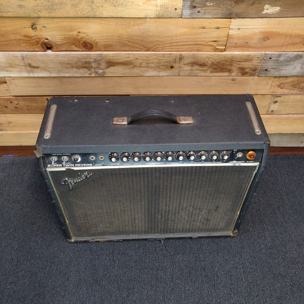 Fender Super Twin 2 x 12 Guitar Combo Amplifier - Fair Condition Preloved