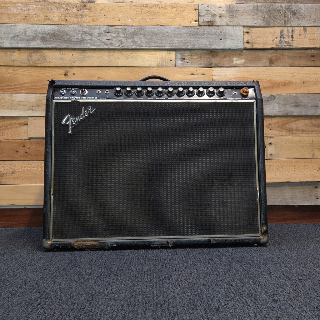 Fender Super Twin 2 x 12 Guitar Combo Amplifier - Fair Condition Preloved