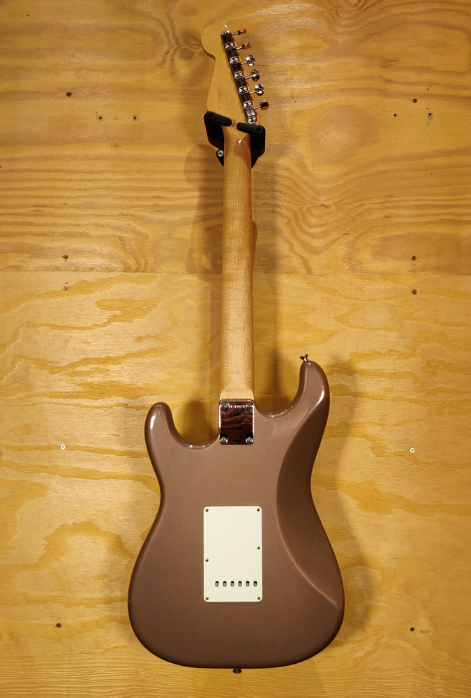 Fender American Vintage 1965 Reissue Stratocaster Electric Guitar in Shoreline Gold No Original Case - Preloved