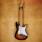Fender 60th Anniversary 1954 American Vintage Stratocaster Electric Guitar in 2-Colour Sunburst - Preloved (Mint Condition)