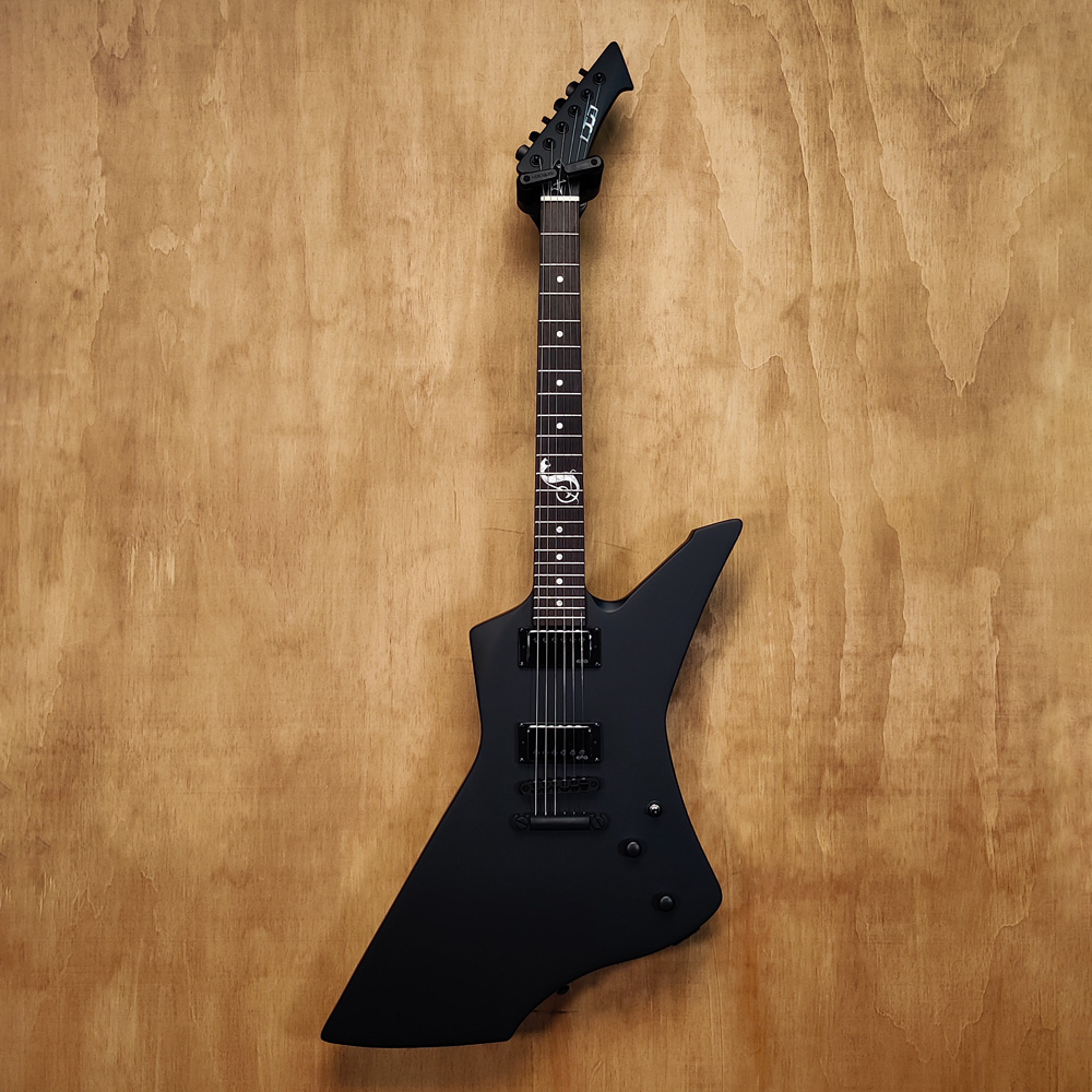 LTD James Hetfield Snakebyte Electric Guitar in Black Satin (B-STOCK)