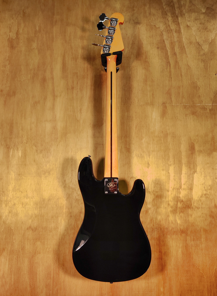 SX VEP62LHB P+J Left-Handed Electric Bass Guitar in Black (B-Stock)