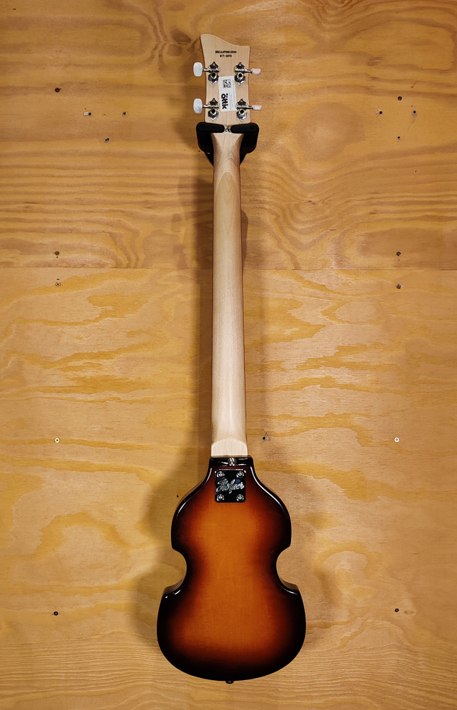 Hofner Shorty Violin Electric Bass Guitar in Sunburst (B-Stock)
