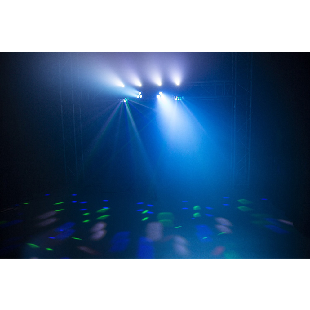 Beamz SHOWBAR-FREE 2x Par 2x Derby and Strobe