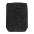 Black Shure A85WS microphone windscreen fitting Beta87, SM85, SM87, SM96, and KSM9 microphones, providing wind and pop protection.