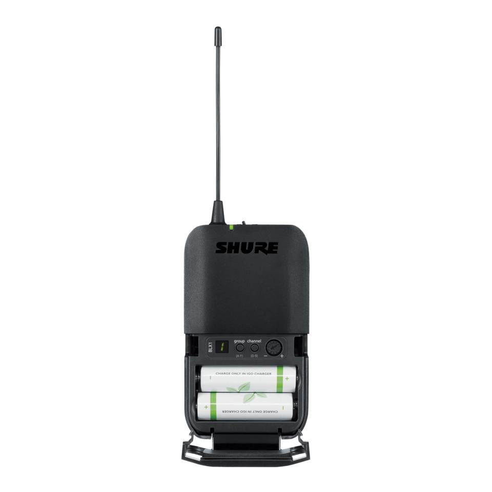 Shure BLX1 Wireless Mic Bodypack Transmitter (K14: 614-638MHz)