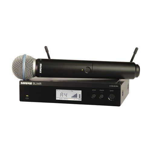 Shure BLX24R/B58 Wireless 1/2R Handheld System (K14: 614-638MHz)