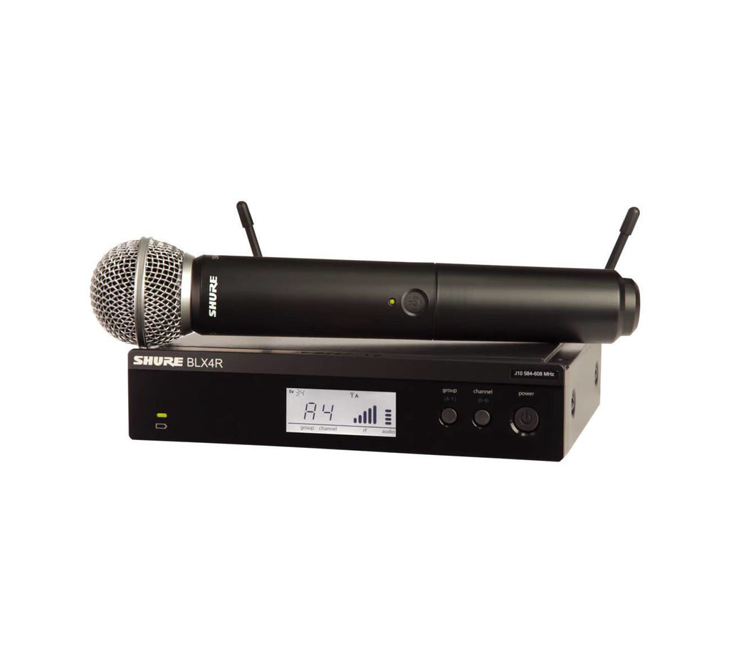 Shure BLX24R/SM58 Wireless 1/2R Handheld System (M17: 662-686MHz)
