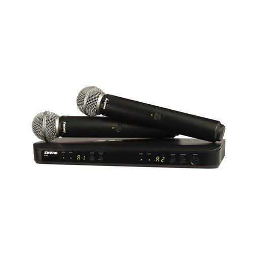 Shure BLX288/SM58 Wireless Dual Handheld System (K14: 614-638MHz)