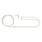 Shure EAC64CL clear 64-inch detachable audio cable for SE315, SE425, and SE535 in a close-up view.