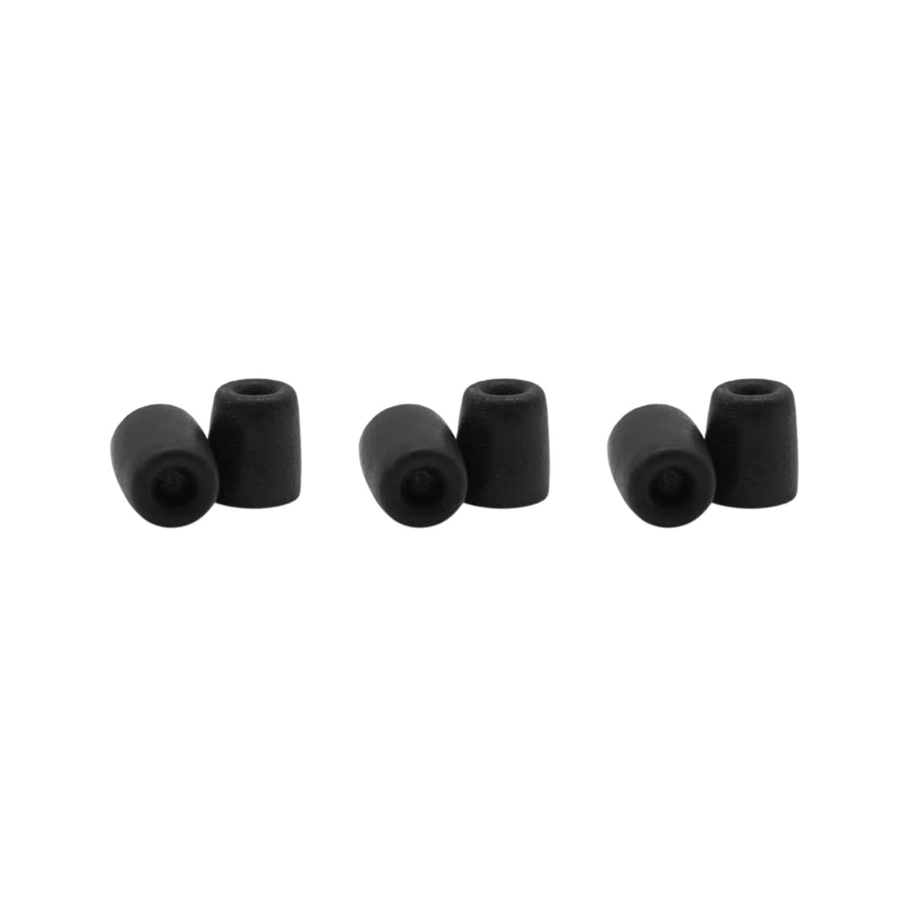 Shure EACYF1-6S 6-pc Comply 100 Series Black Small Foam Sleeves