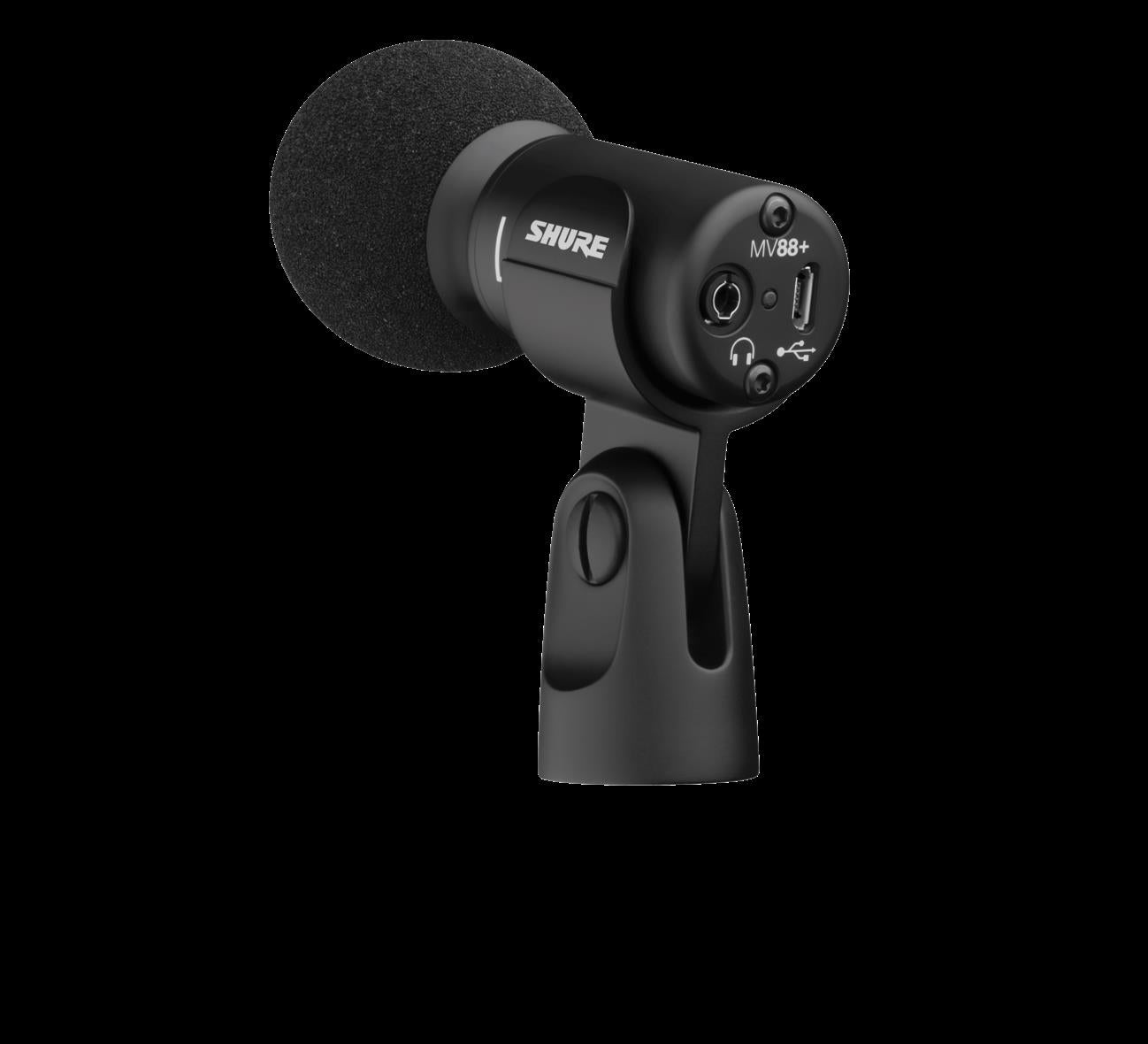 Shure MV88+ Stereo USB Microphone - Black