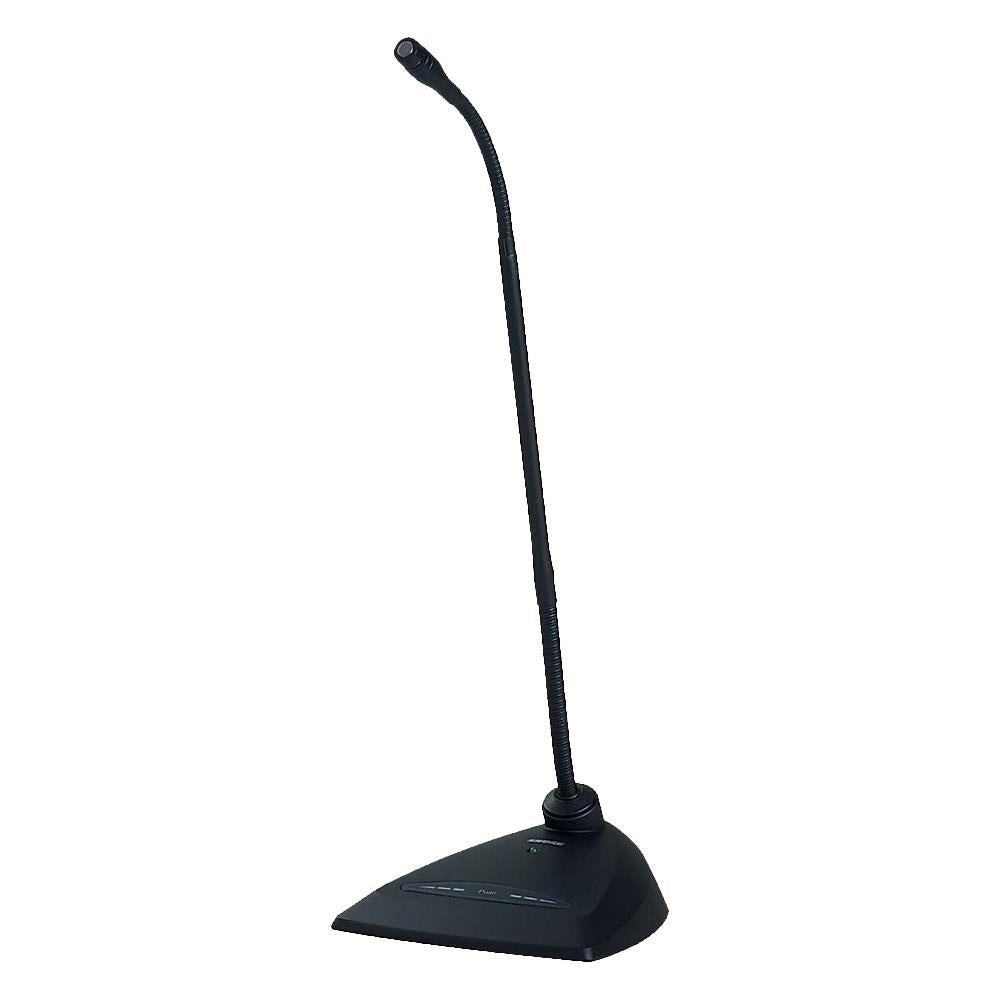 Shure MX418DC 460mm Cardioid Gooseneck Condenser Microphone Desk Stand Type in Black
