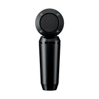 Shure PGA181 side-address cardioid condenser microphone with XLR connection, wired live microphone for professional audio recording.