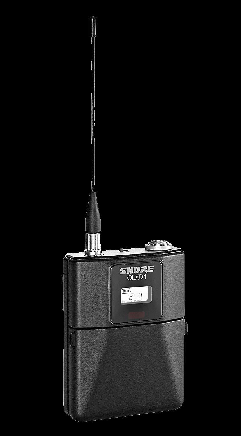Shure QLXD1K52 Wireless Digital Mic Bodypack Transmitter (K52 = 606-670MHz)
