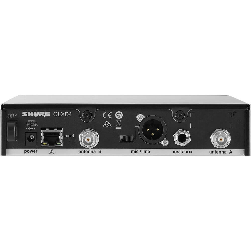 Shure QLXD4K52 Digital Wireless Receiver (K52 = 606-670MHz)