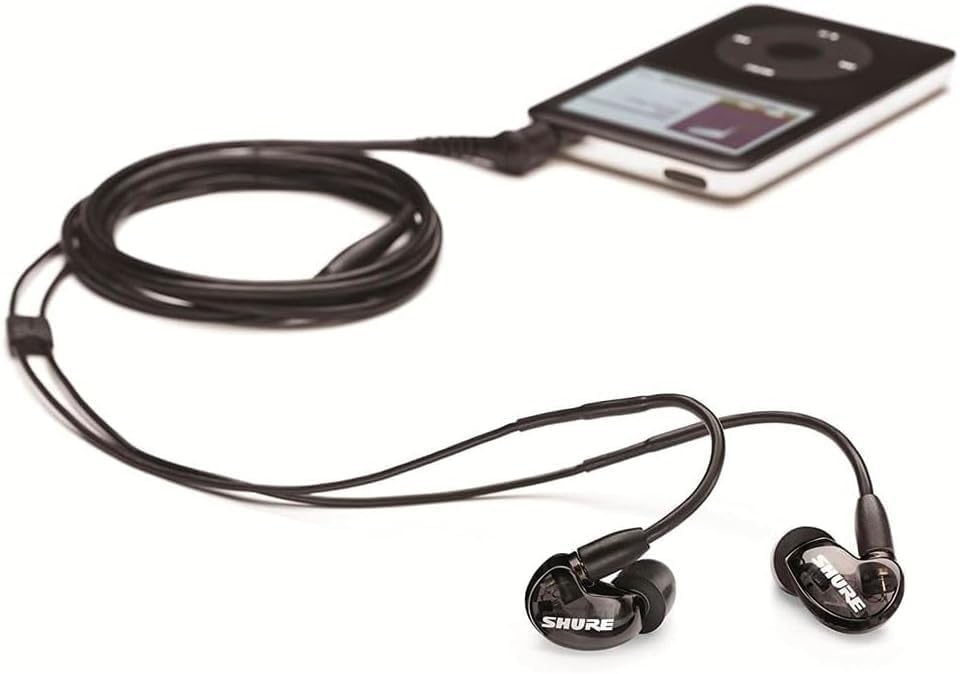 Shure SE215 Sound Isolating In Ear Monitors - Black (IEM)