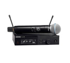 Shure SLX-D System with SLXD2/Beta58 Handheld Transmitter & SLXD4 Digital Wireless Receiver