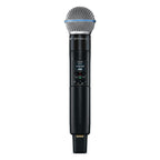 Shure SLX-D System with SLXD2/Beta58 Handheld Transmitter & SLXD4 Digital Wireless Receiver