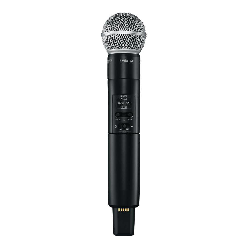 Shure SLX-D System with SLXD2/SM58 Handheld Transmitter and SLXD4 Digital Wireless Receiver