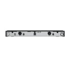 Shure SLX-D Digital Wireless Receiver Dual Channel for wireless microphones, black with display and control buttons.