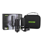 Shure SM4 Dual-Diaphragm Condenser Microphone w/Hard Mount and Case - Black