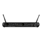 Shure SVX88 wireless microphone dual receiver with two antennas and control panel, non-rack mount, professional audio equipment