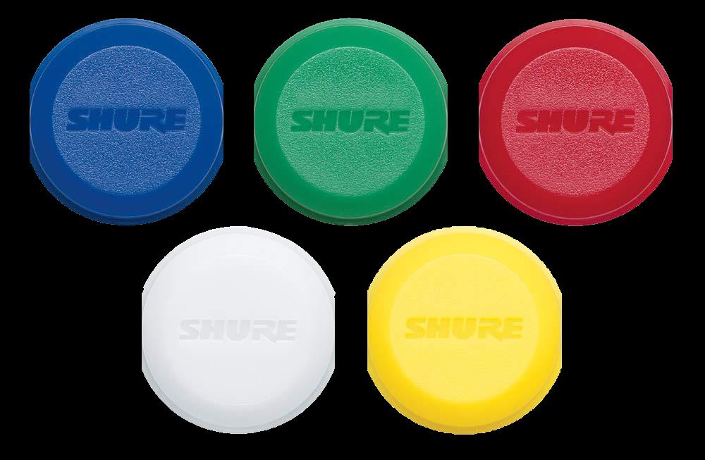 Shure WA621 Identification Cover for BLX Handheld Mic (5 Pieces)