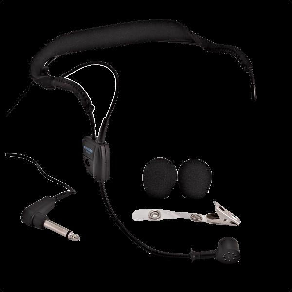 Shure WH20QTR Cardioid Headset Dynamic Mic with QTR Connector