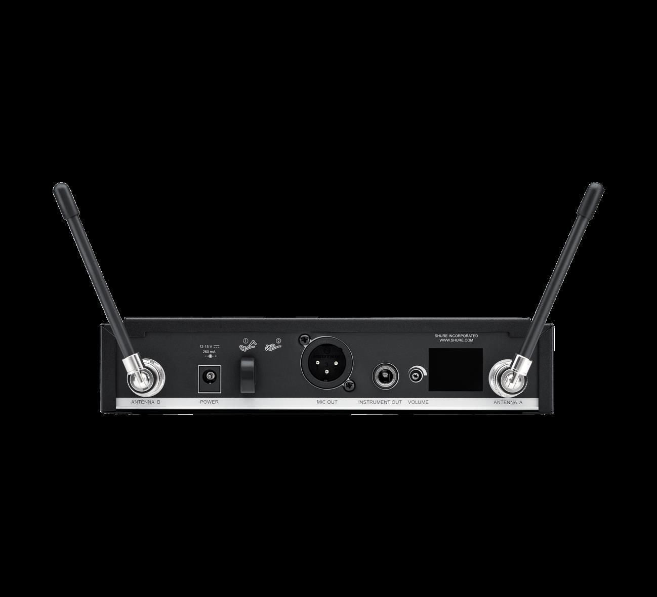 Shure BLX4R Wireless Microphone Receiver Rack Mountable (K14: 614-638MHz)
