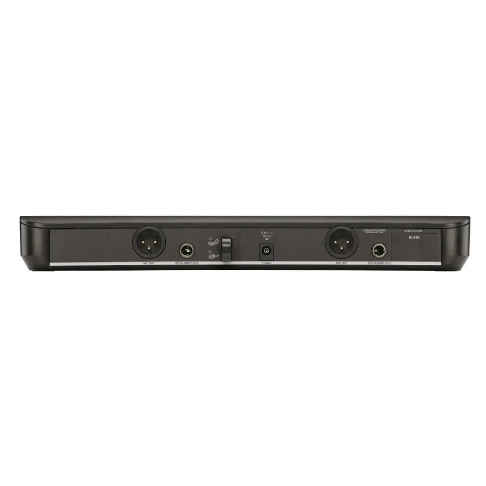 Shure BLX 88 Wireless Mic Dual Receiver Non Rack Mount K14: 614-638MHz