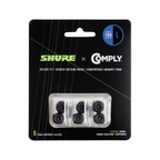 Shure EACYF1-6L Large Comply Series Black Foam Sleeves (3 Pair)