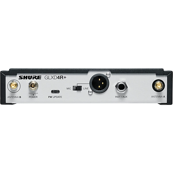 Shure GLXD+ SM58 Rackmount Digital Wireless Handheld Vocal System