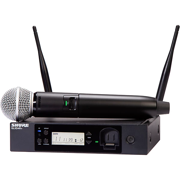 Shure GLXD+ SM58 Rackmount Digital Wireless Handheld Vocal System