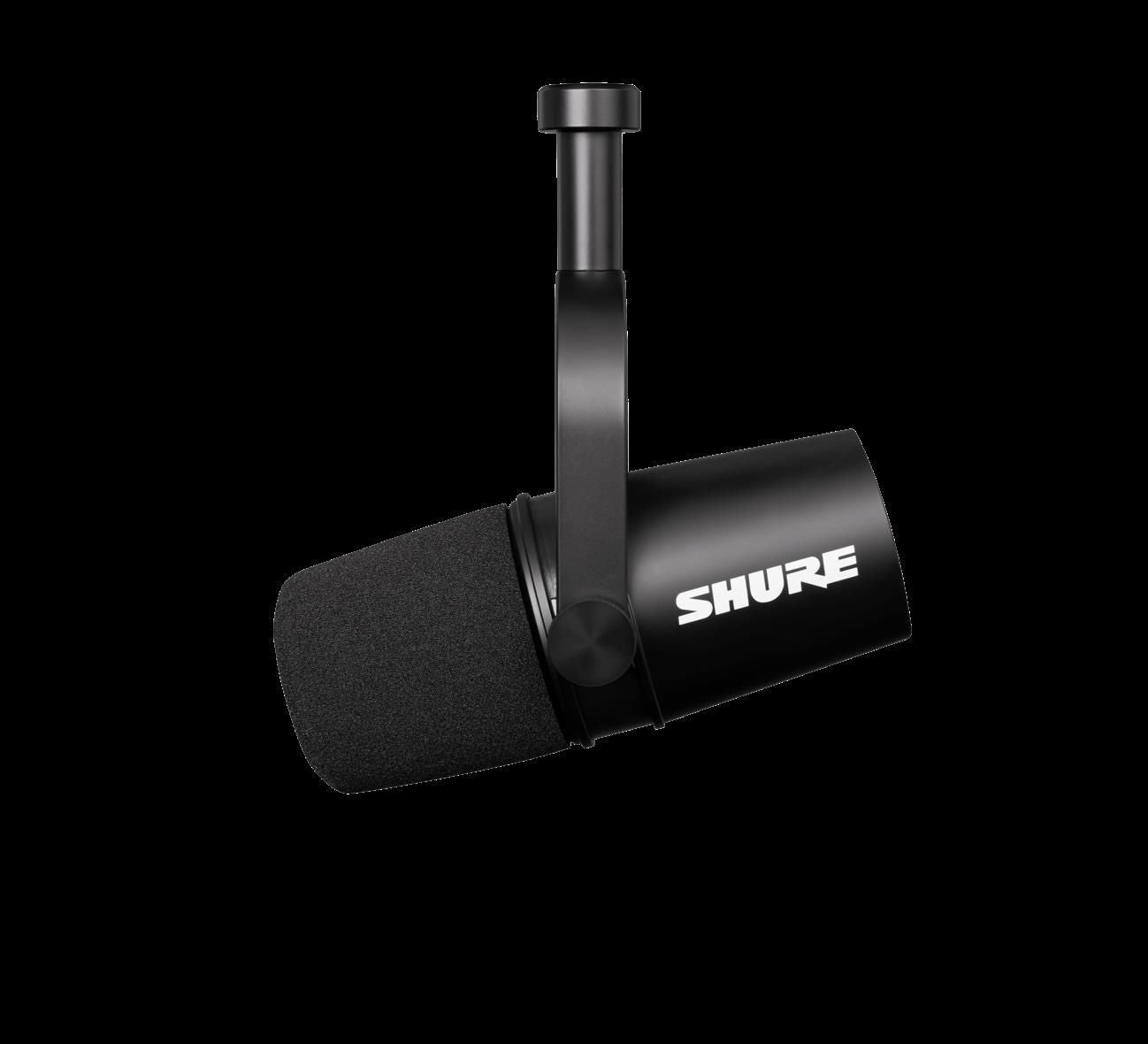 Shure MV7X Podcast Microphone with XLR - Black