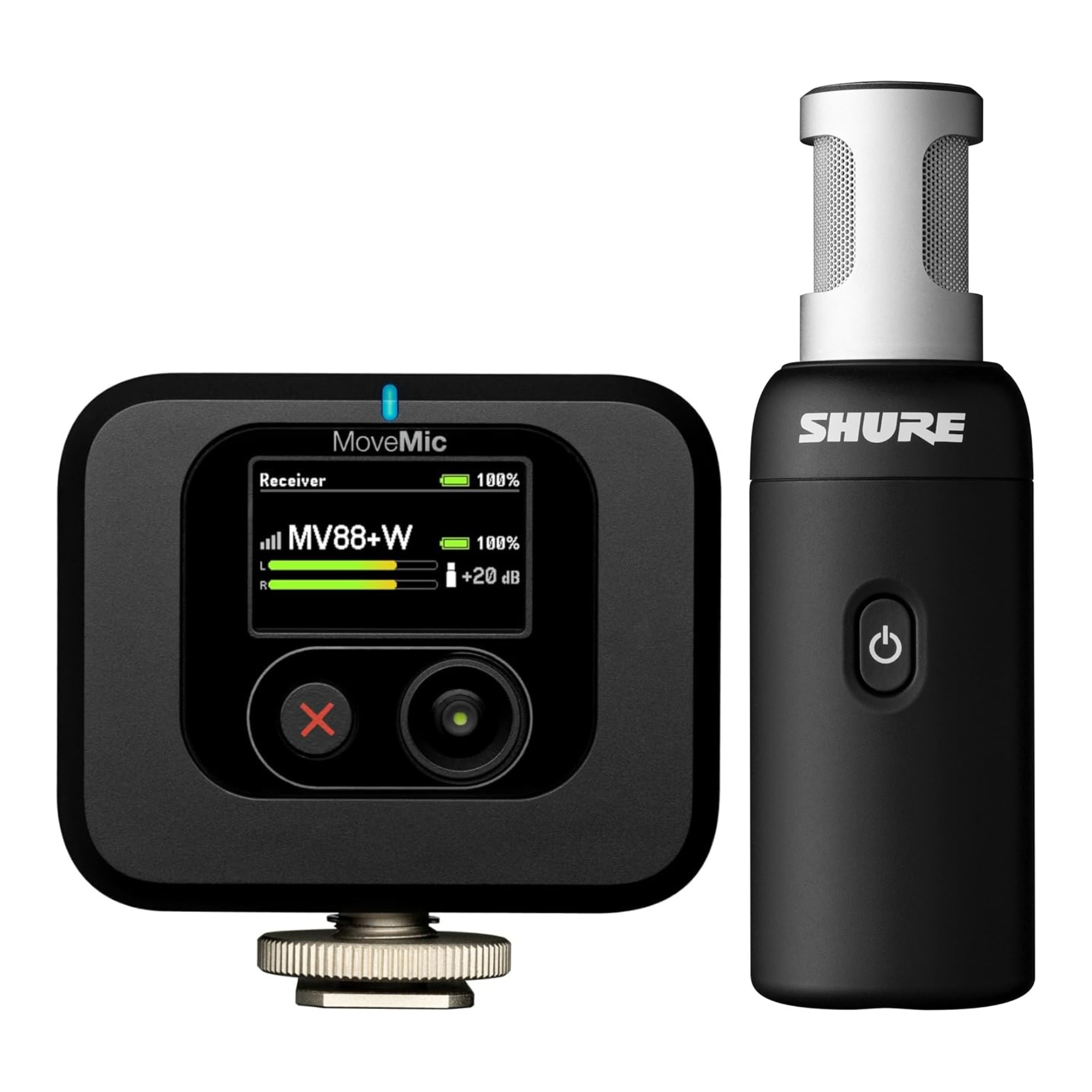 Shure Movemic 88+ Wireless Stereo Microphone & MoveMic Receiver Kit