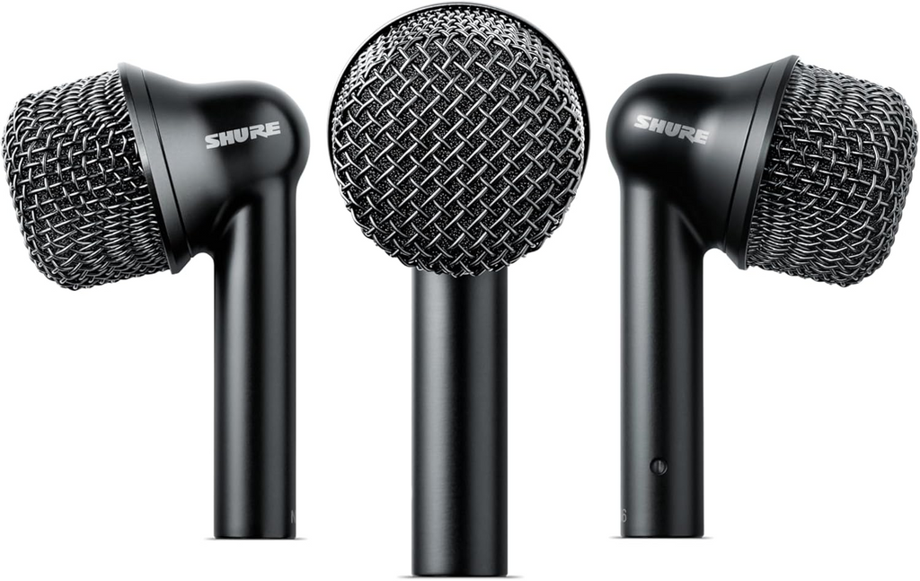 Shure Nexadyne 6 Supercardioid Dynamic Tom/Snare Drum Microphone - 3 Pack