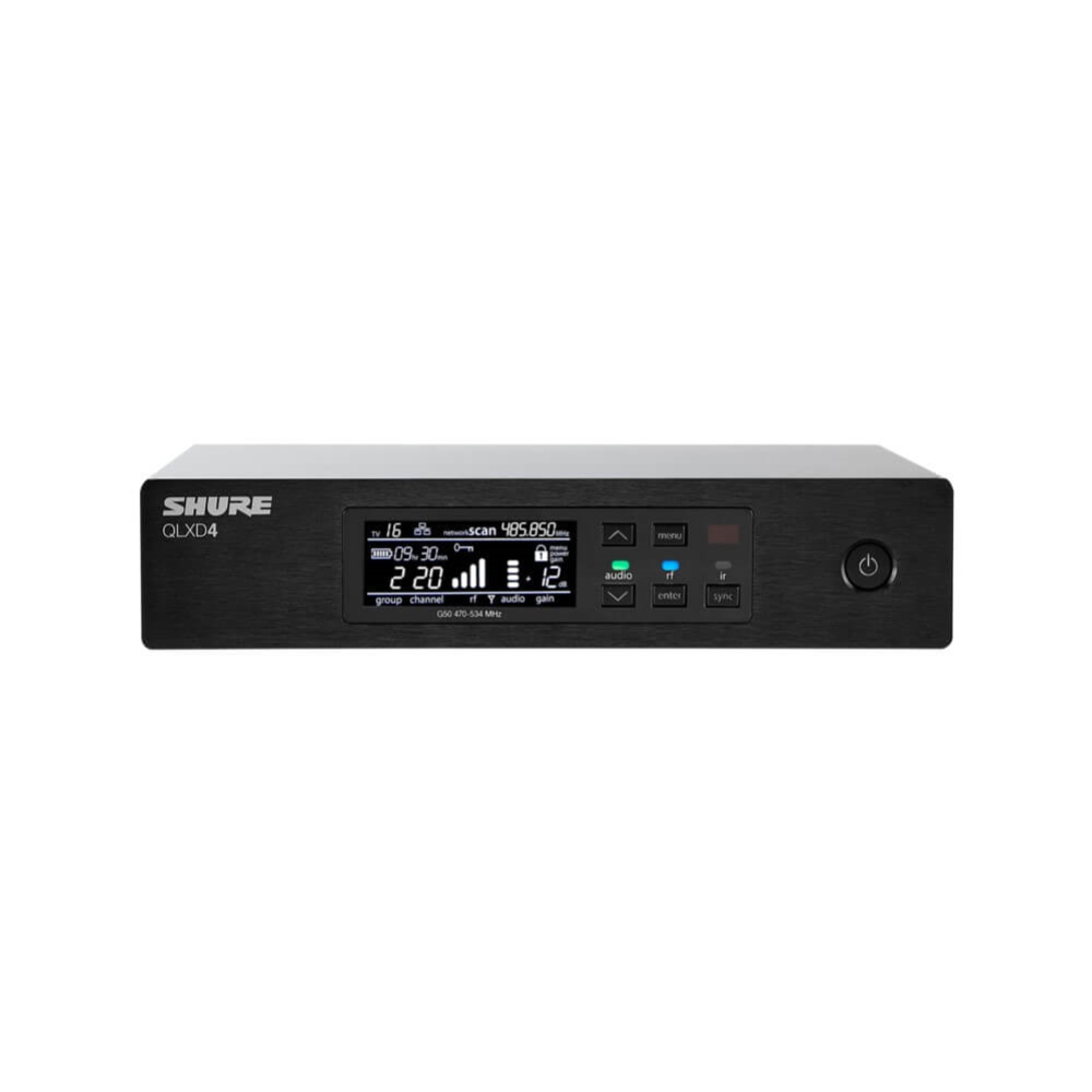 Shure QLXD4K52 Digital Wireless Receiver (K52 = 606-670MHz)