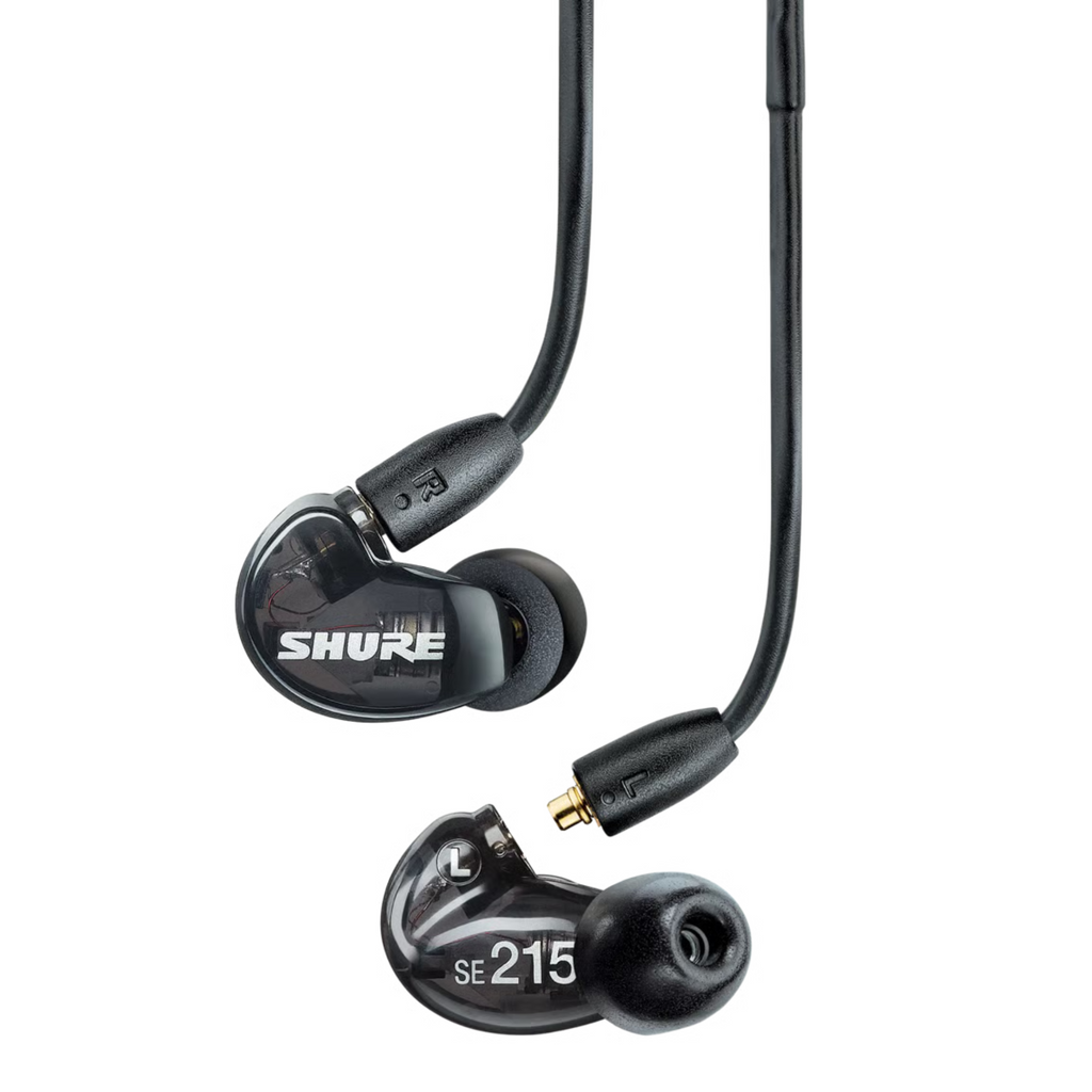Shure SE215 Sound Isolating In Ear Monitors - Black (IEM)