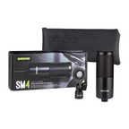 Shure SM4 Dual-Diaphragm Condenser Microphone w/Hard Mount - Black
