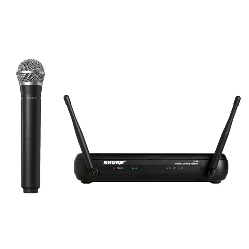 Shure SVX24/PG58 Wireless Handheld Mic System (J9: 558-570MHz)