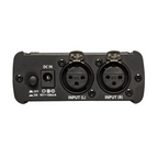 Stagg wired in-ear monitor amplifier with compact design, featuring multiple controls and ports for professional audio enhancement.