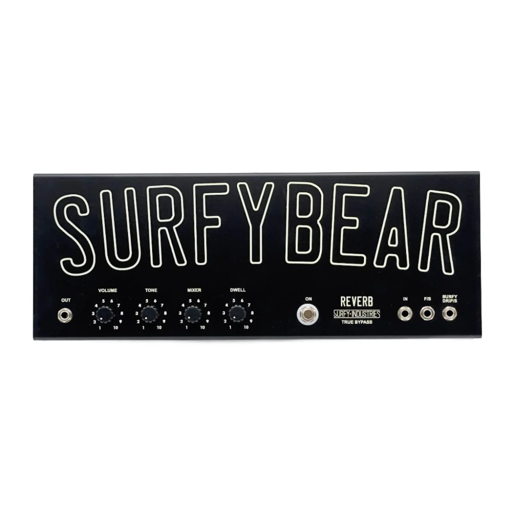 Surfy Industries SurfyBear Metal V2 Spring Reverb Black