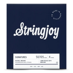 Stringjoy Medium Gauge (50-105) 4 String Long Scale Nickel Wound Bass Guitar Strings