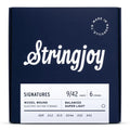Stringjoy Signatures  Balanced Super Light Gauge 9-42 Nickel Wound Electric Guitar Strings