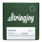 Stringjoy Broadways Custom Pure Nickel Electric Guitar Strings