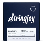 Stringjoy Signatures Bass VI Balanced Medium Gauge 24-90 Nickel Wound Guitar Strings