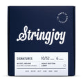 Stringjoy Signatures  Heavy Bottom Light Gauge 10-52 Nickel Wound Electric Guitar Strings
